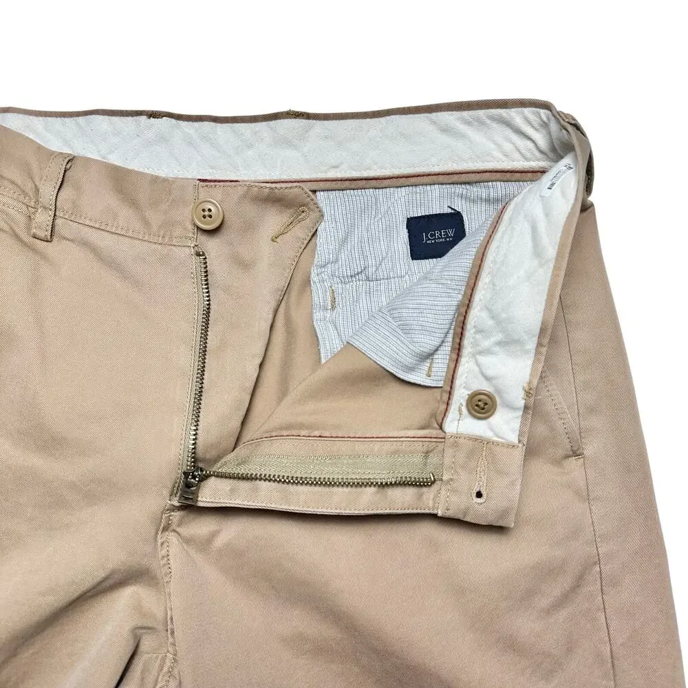 J. Crew | Men | Khaki Broken-In Urban Slim Chino Pants | Size 32x34 Tall